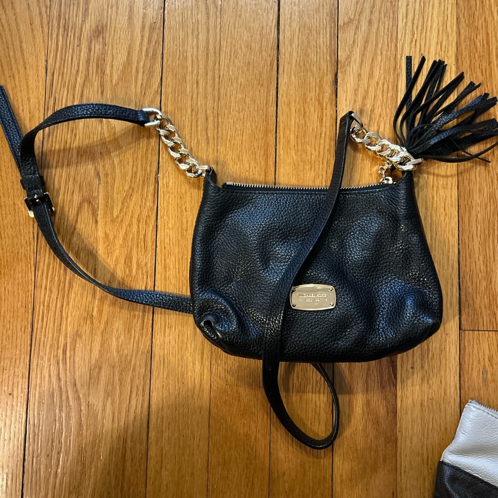 Michael Kors pebbled leather cross body